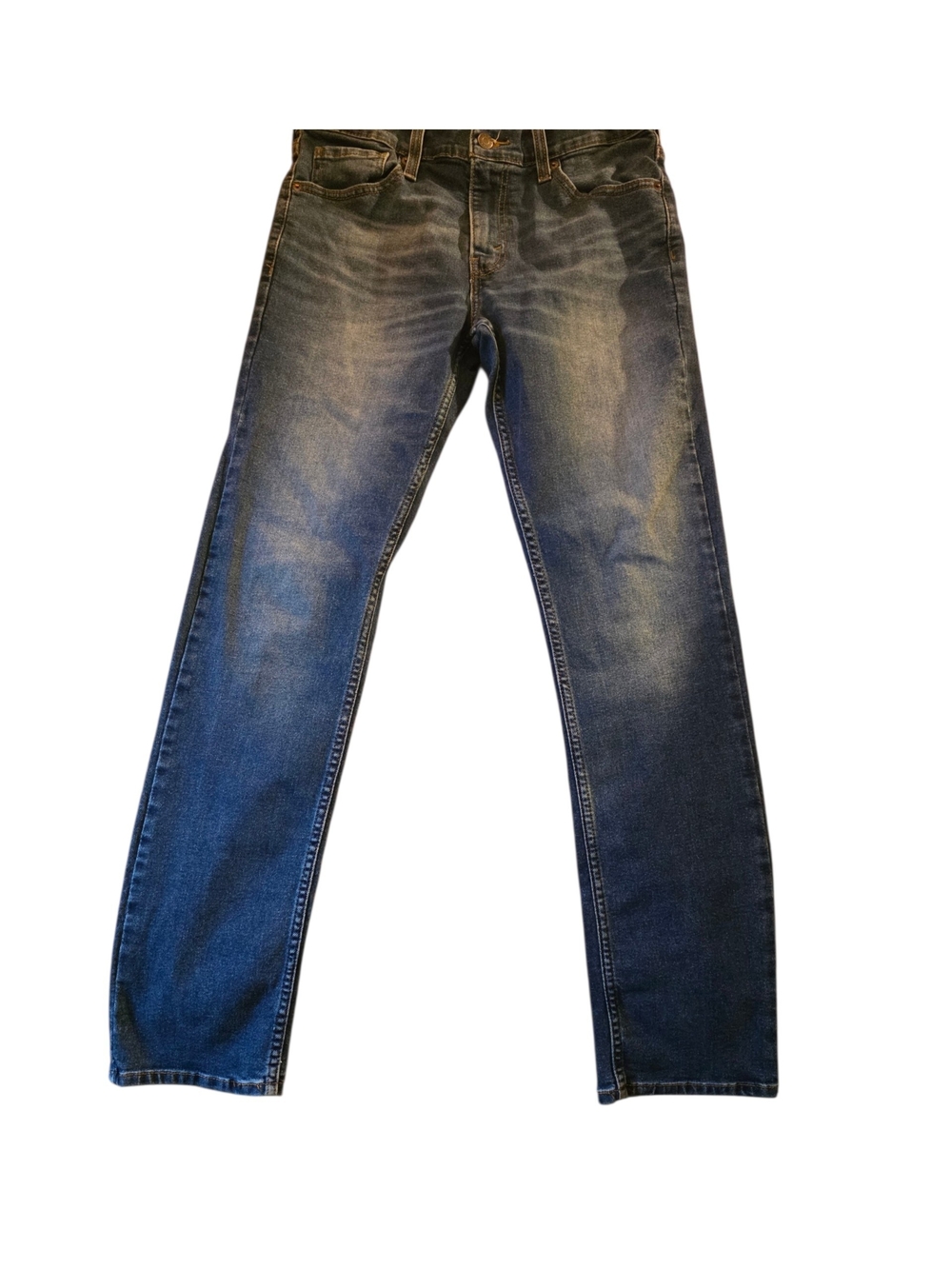 Levi's Men's Slim Straight Dark Blue Washed Jeans